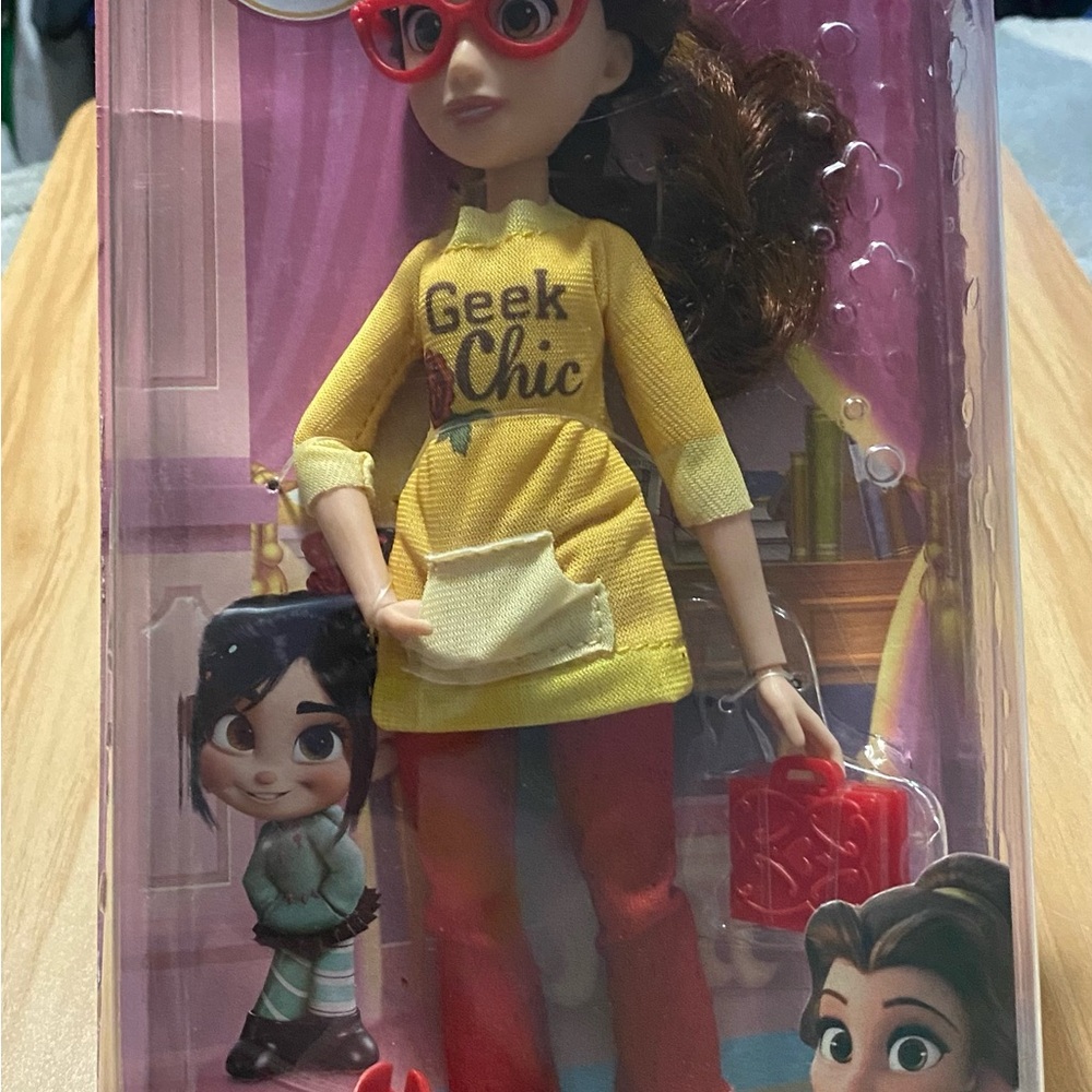 Disney Princess Comfy Squad Belle Doll “ Ralph Breaks The Internet” - Picture 6 of 12